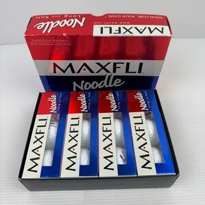 Maxfli Noodle Golf Balls Long & Soft Solid Core 12 Pack New Made In The USA New